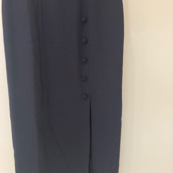 Marianna Navy Blue Maxi Dress - Picture 2 of 6